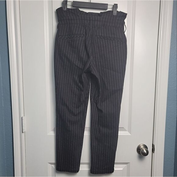 FREE PEOPLE Montella Pinstripe Crop Skinny Pants - Picture 5 of 9
